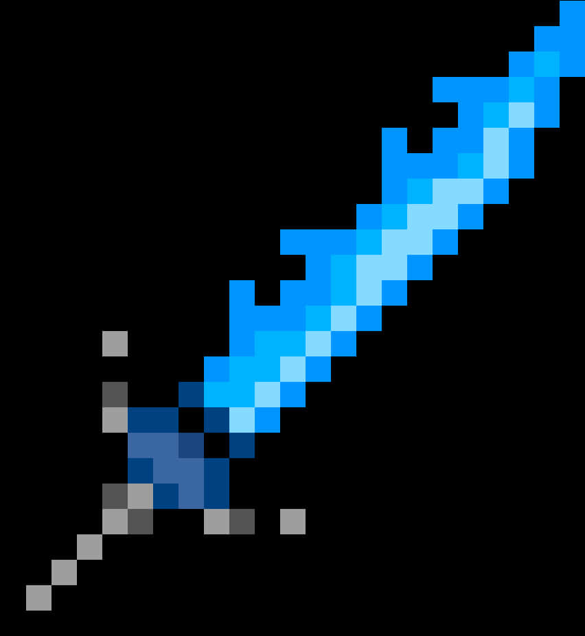 Minecraft 劍紋理，透明 PNG