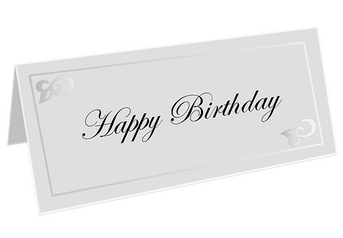 優雅生日卡 壁紙