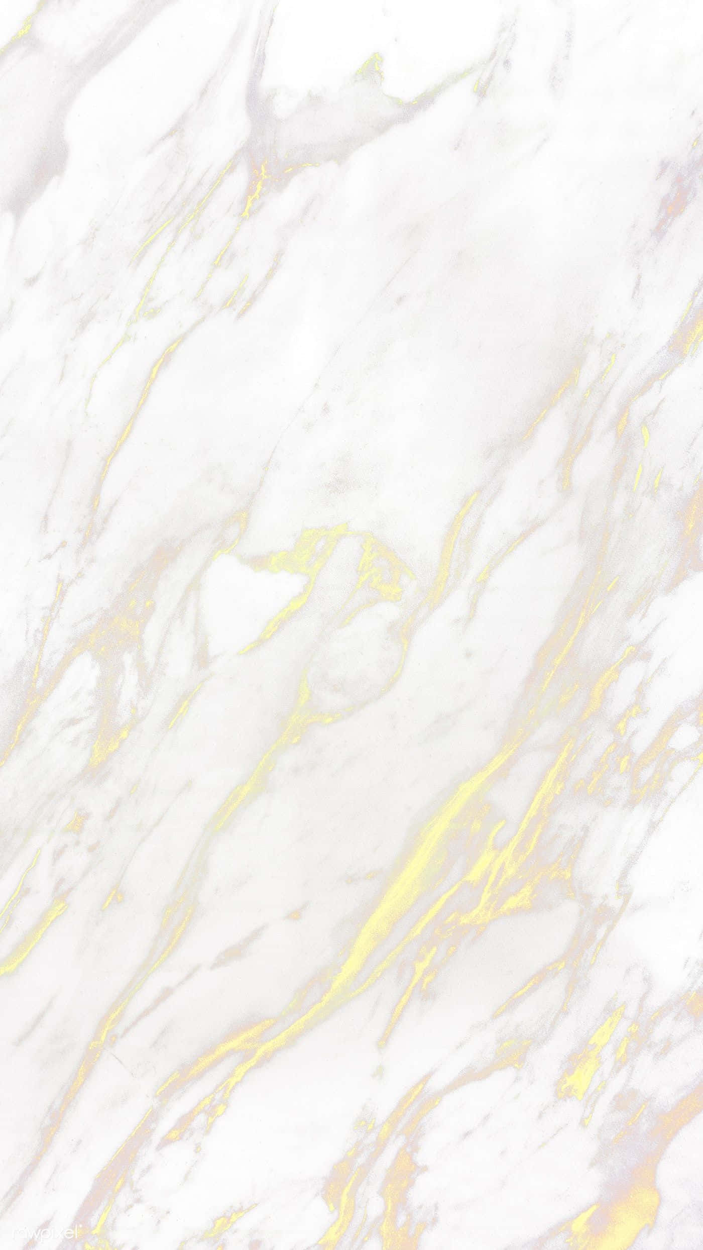 Gold Marble 桌布 壁紙 — 優雅的白色大理石帶有流動的金色紋理，營造出豪華而精緻的抽象圖案。
