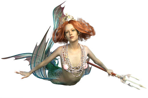 優雅美人魚女王 壁紙
