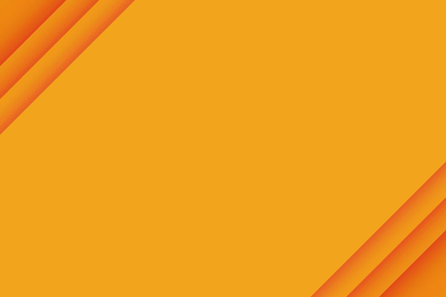 Cool Orange 桌布 壁紙 — 充滿活力的橙色幾何牆紙，帶有從深橙色漸變到亮橙色的對角分層條紋。