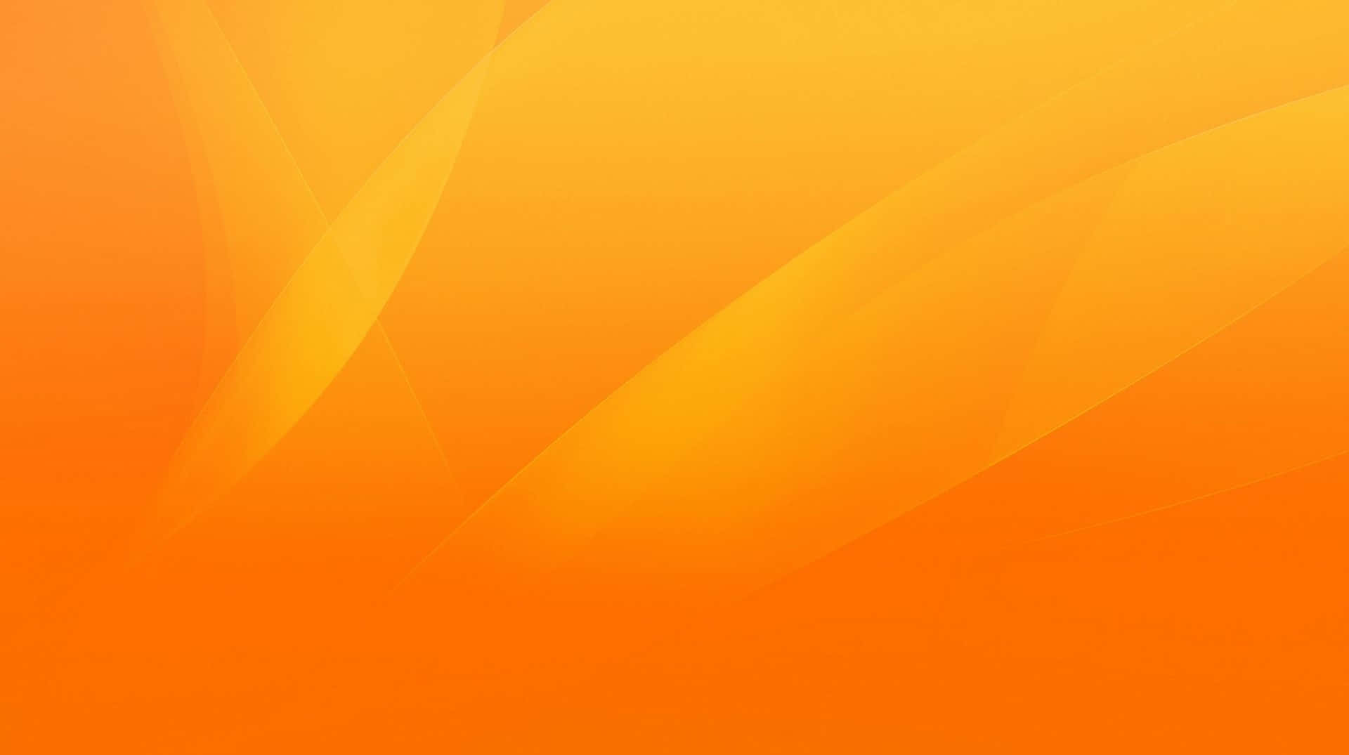 Orange And Yellow 桌布 壁紙 — 充滿活力的橙色漸變，帶有柔和流動的光線條紋，營造出溫暖的抽象背景。