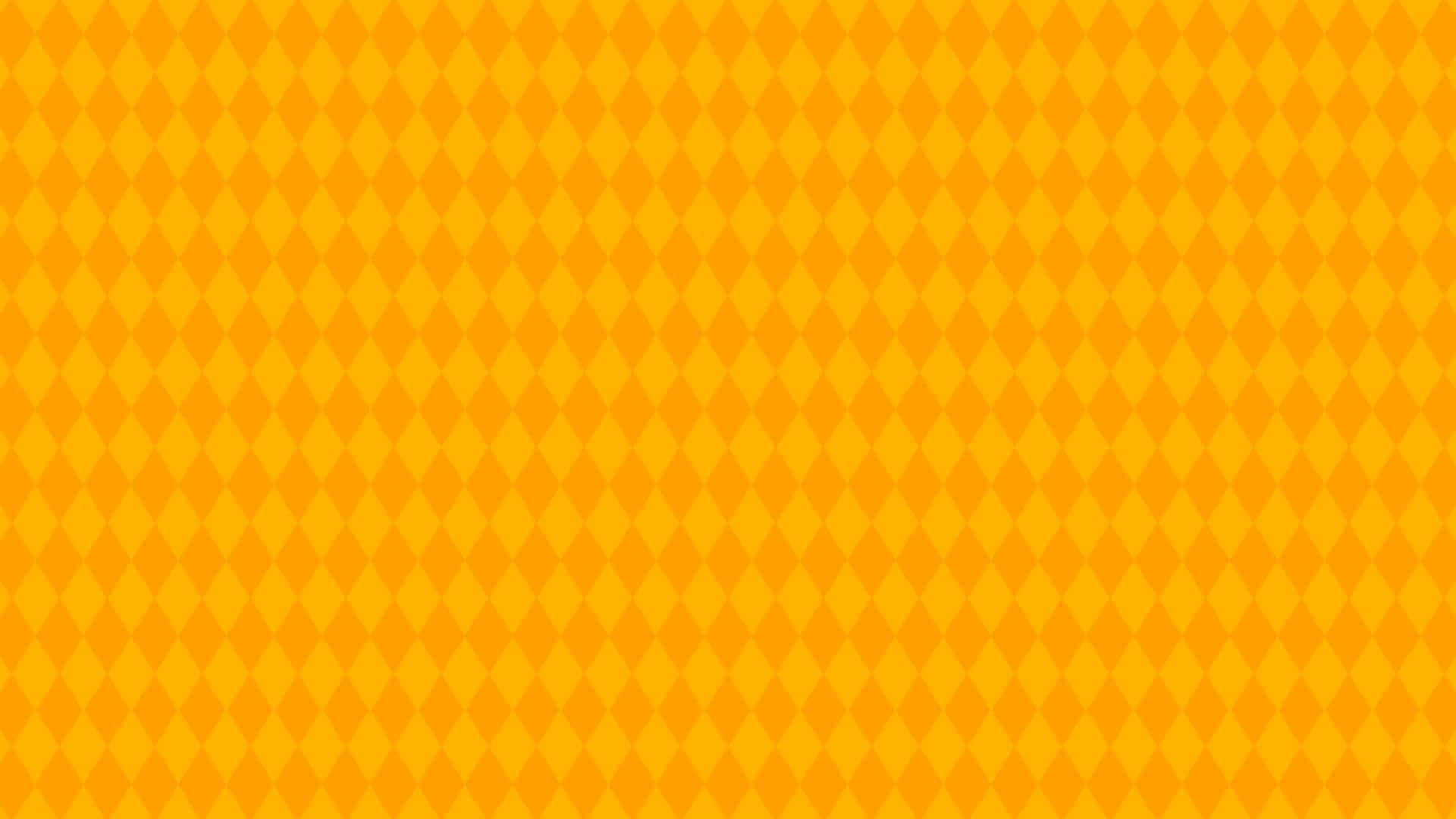 Cute Orange 桌布 壁紙 — 充滿活力的橙色牆紙，帶有重複的菱形圖案和微妙的漸變陰影。