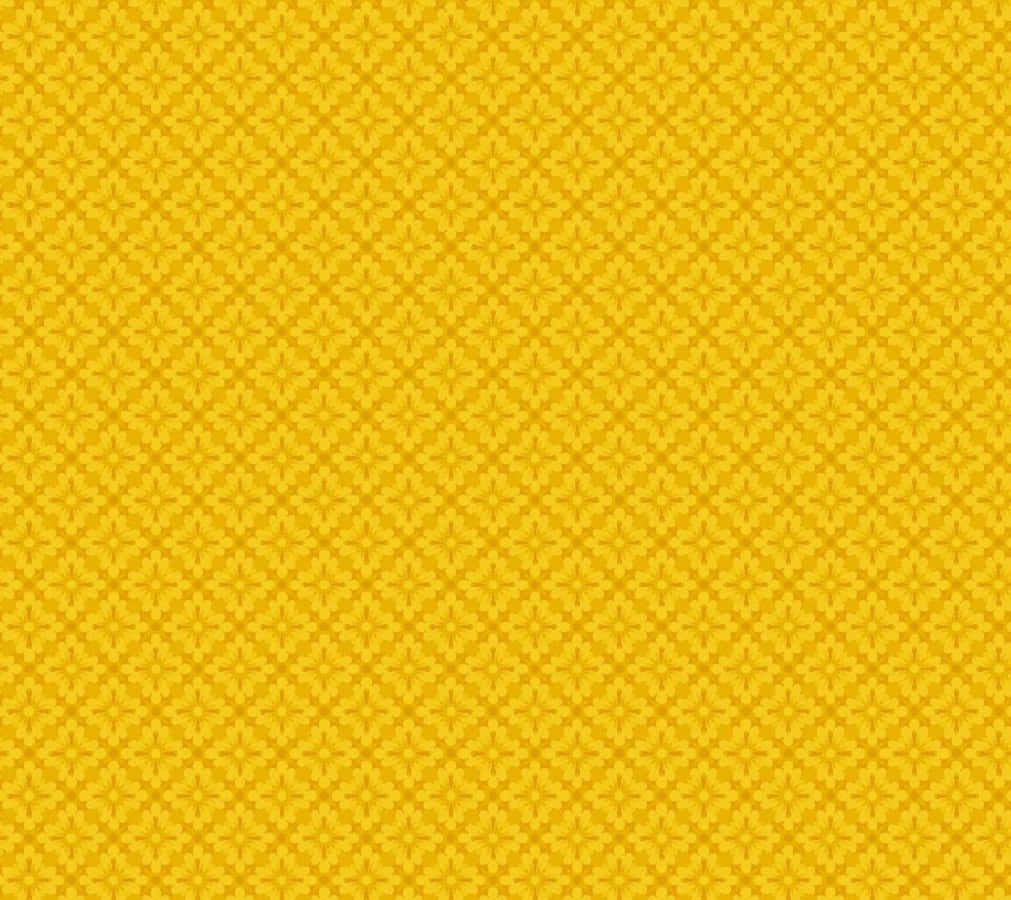 Cute Yellow 桌布 壁紙 — 充滿活力的黃色牆紙，帶有重複的幾何菱形圖案，顏色略深。