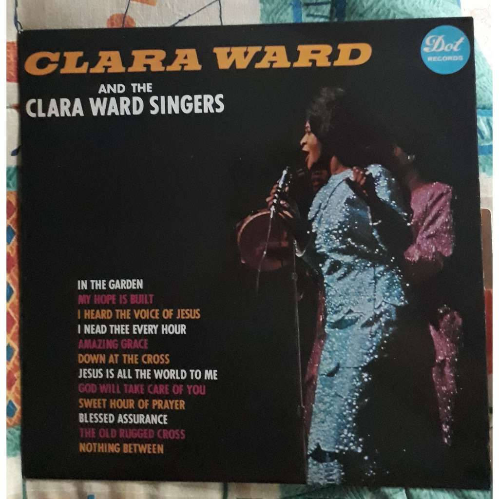 Clara Ward 與 Clara Ward Singers 的福音專輯封面，歌手身穿閃亮服裝。