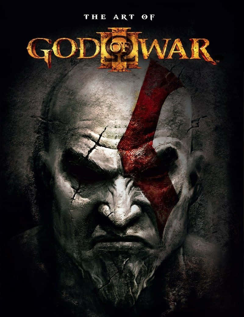 God of War III 中的克雷多斯，臉上帶有紅色部落標記。