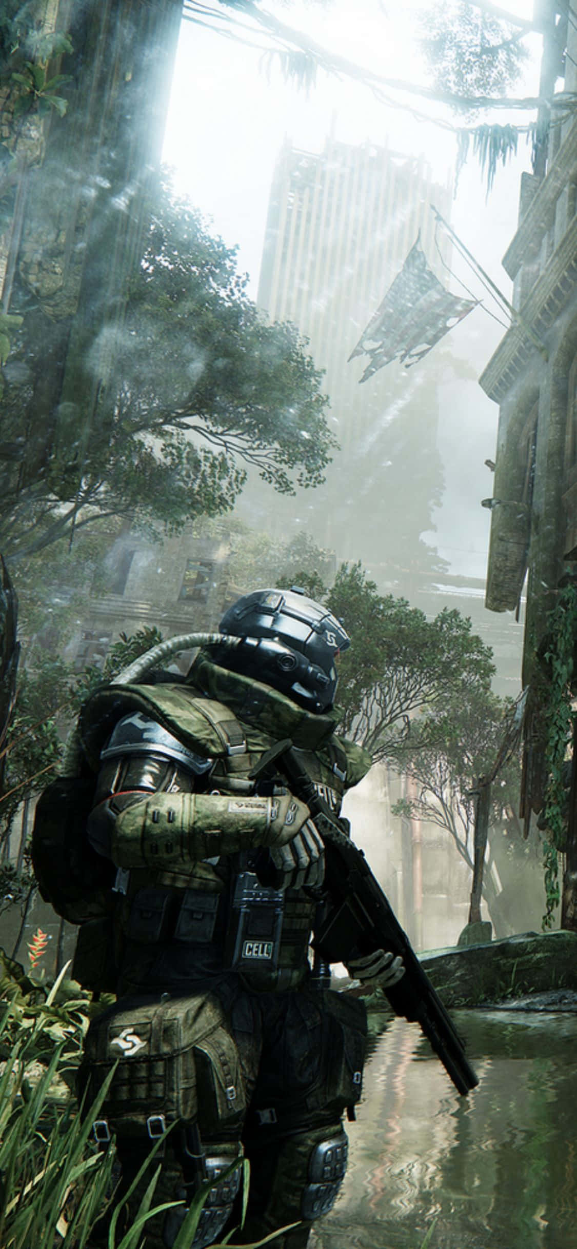 全新《Crysis 3》為 iPhone X 設計，展現超凡力量 壁紙