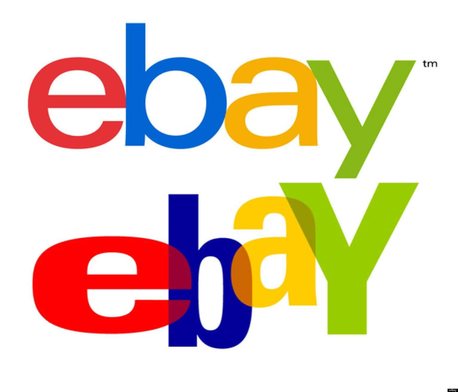 eBay 標誌在白色背景上帶有堆疊的彩色字母。