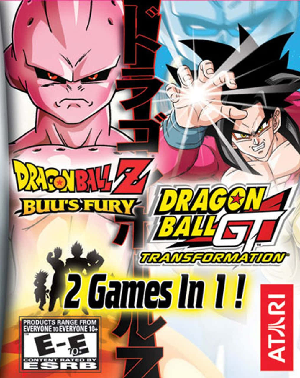 Dragon Ball Z Games 桌布 壁紙 — 兩個龍珠角色在充滿活力的漫畫背景前，以強烈的表情和發光的能量效果對峙。