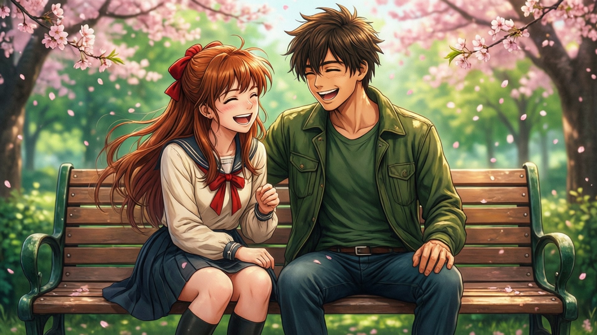 公園笑聲 壁紙