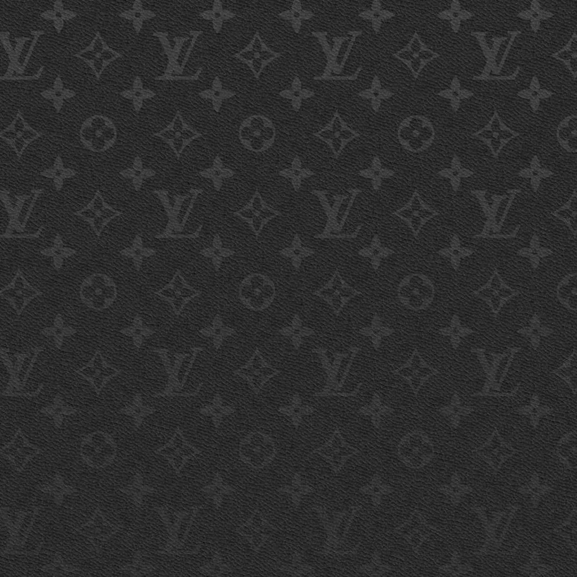 深色紋理字母組合圖案牆紙，呈現微妙的灰色調。
