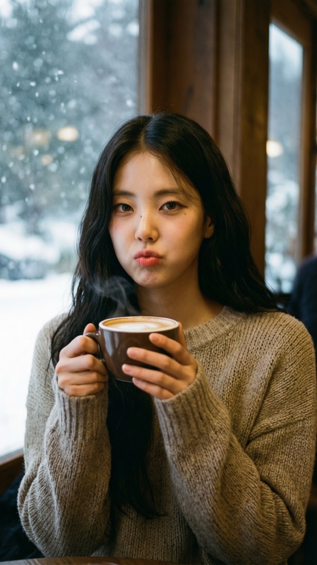 冬日暖意 Jisoo 壁紙