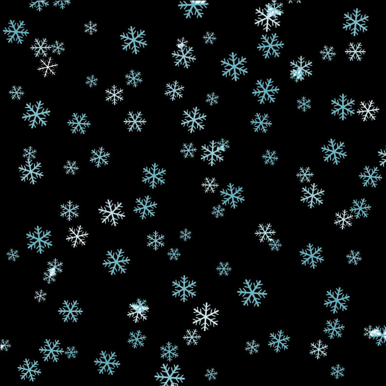冬日雪花圖案背景 壁紙