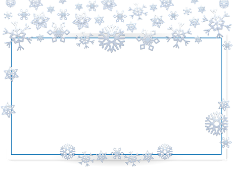 冬日雪花相框 壁紙