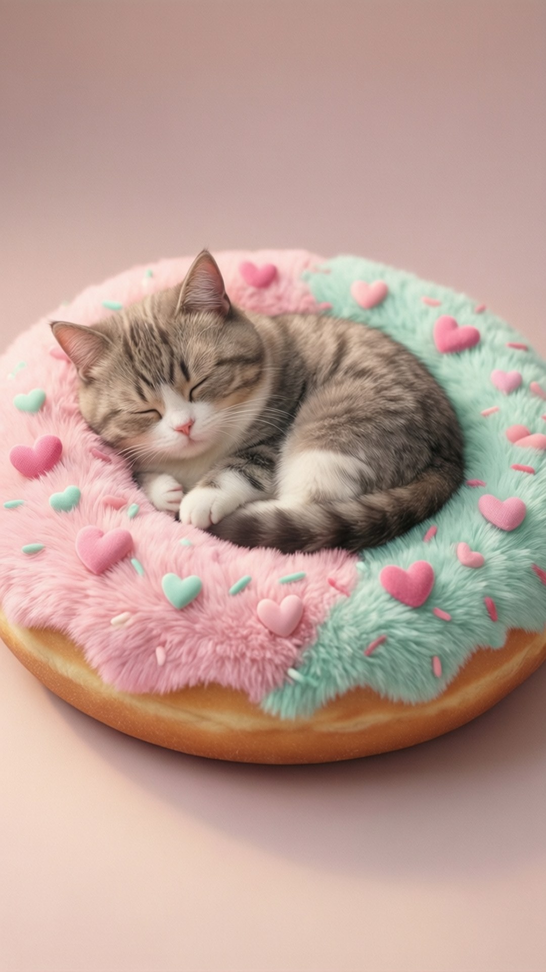 冬甩床Pusheen 壁紙