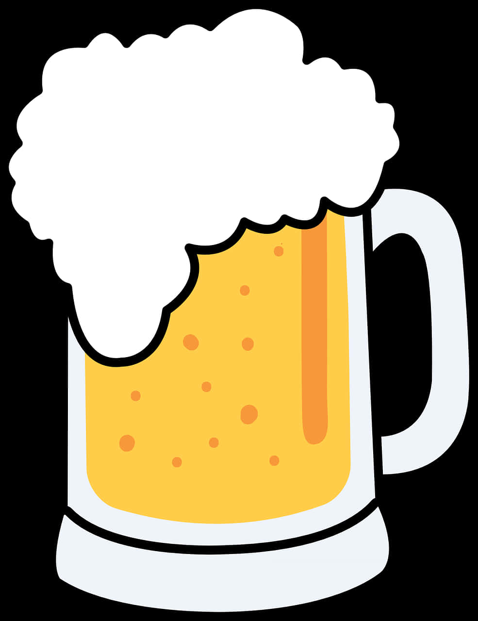 冰凍啤酒杯插圖 壁紙