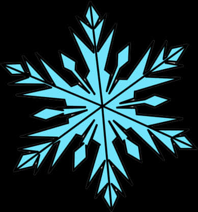 冰藍雪花圖案 壁紙