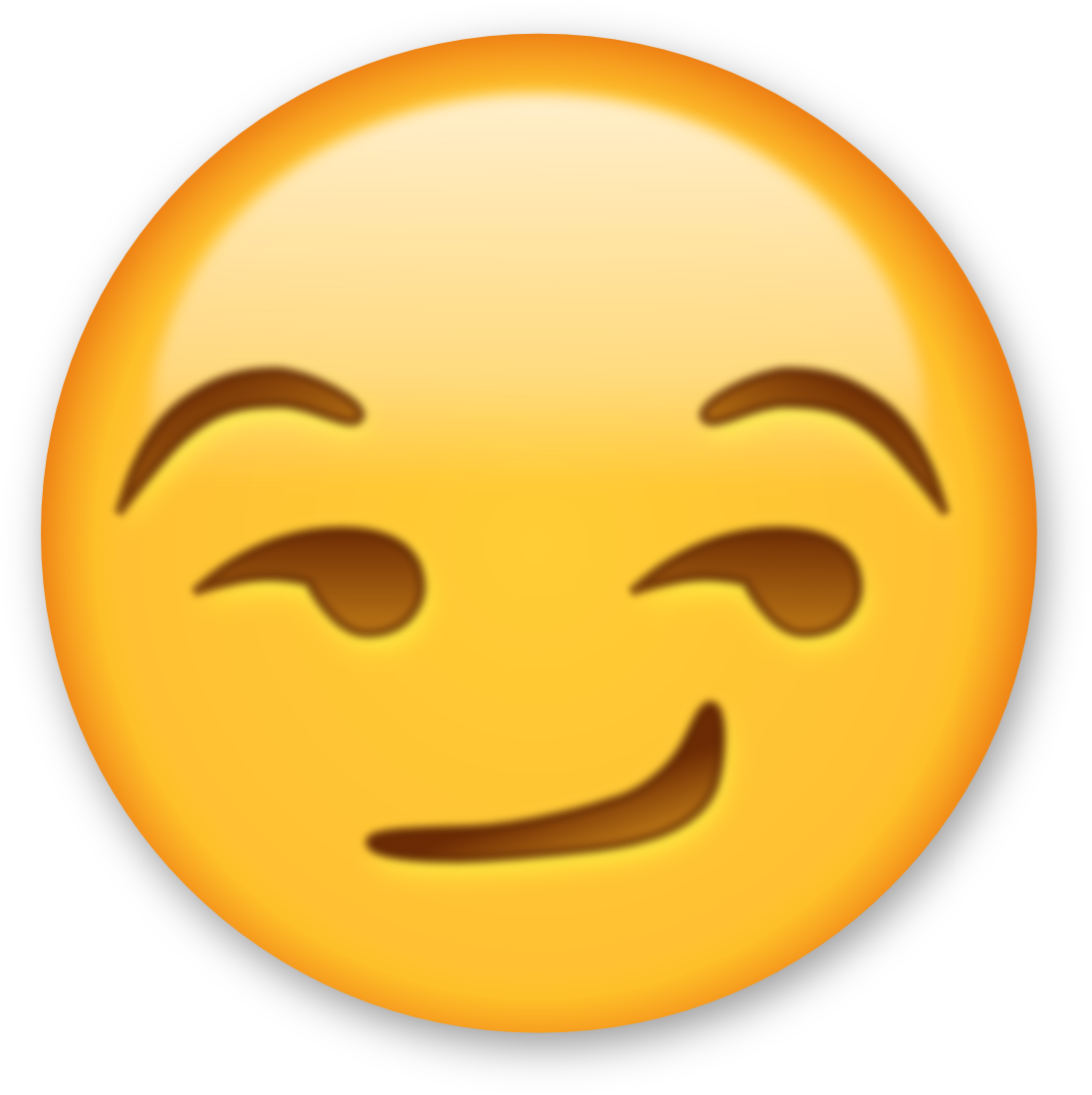 冷笑表情符號 壁紙 — 一個明亮的黃色表情符號臉在黑色背景上眨眼，帶著微妙的微笑。