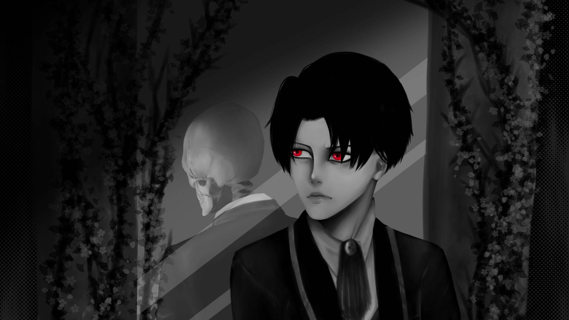 利維·阿克曼紅眼 4K 壁紙
