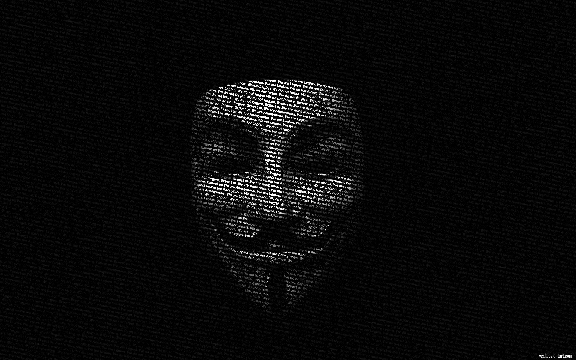 加入革命 壁紙 — 一個發光、充滿文字的骷髏剪影從黑暗的像素背景中浮現。
