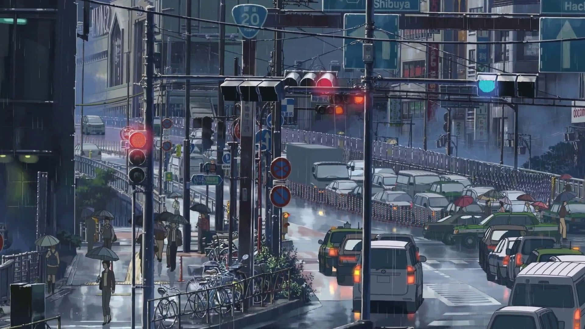 動漫城市背景