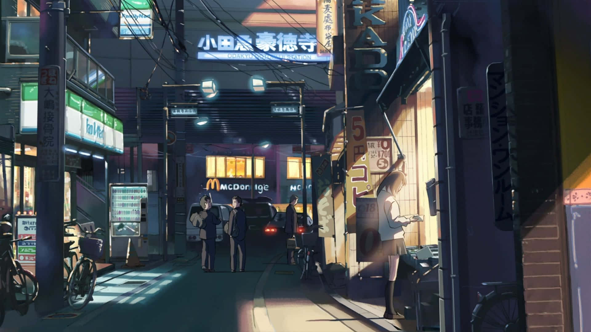 動漫城市背景 壁紙
