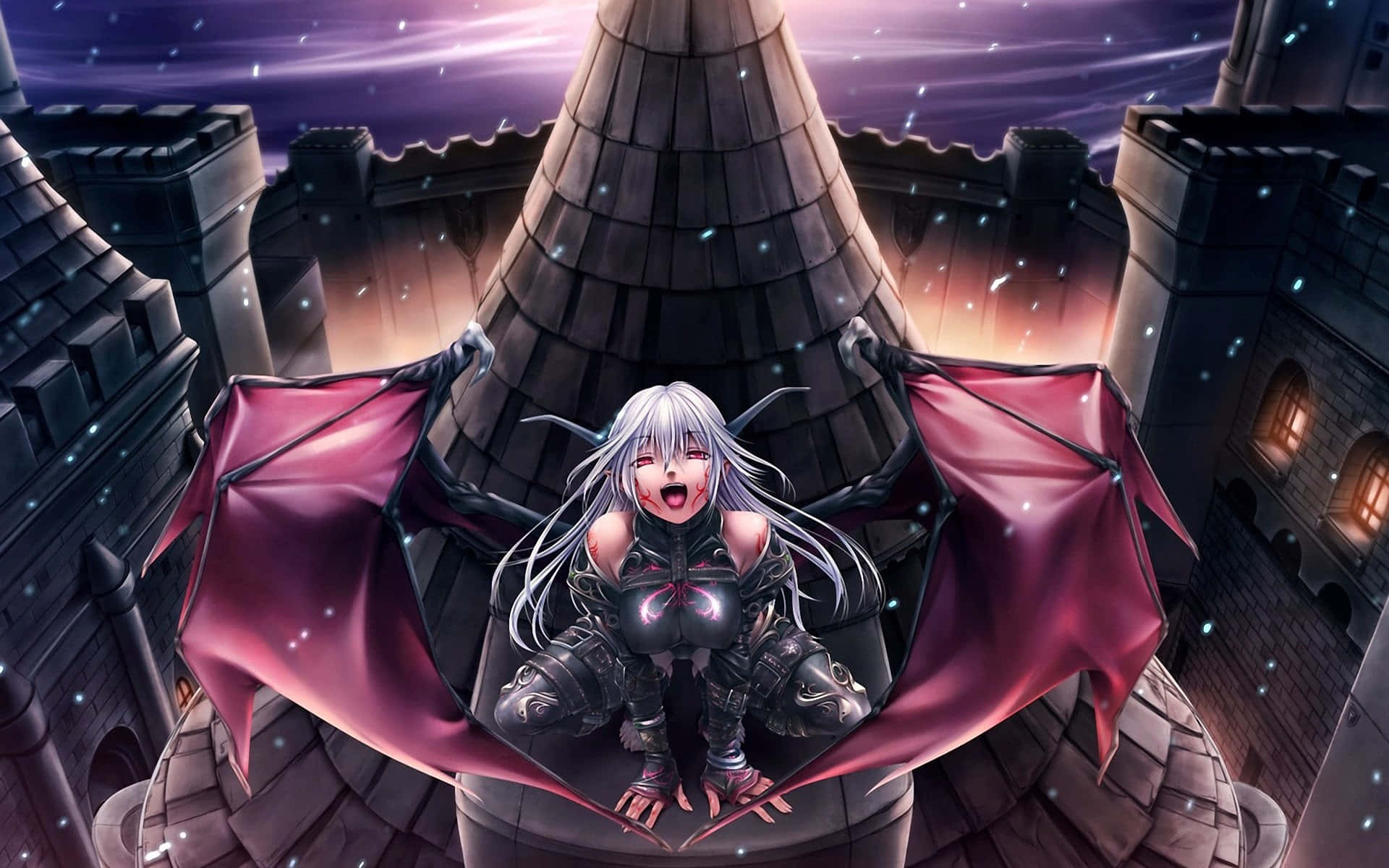 動漫惡魔背景 壁紙