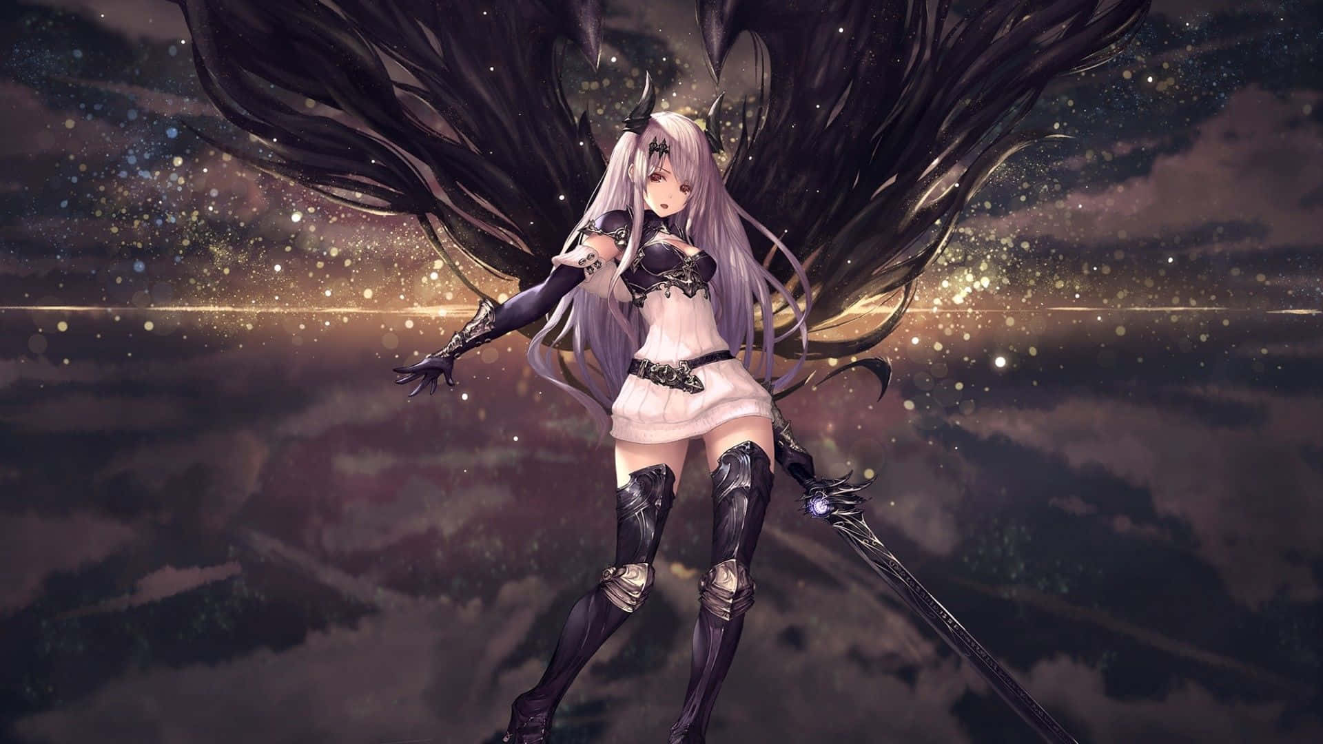 動漫惡魔背景 壁紙