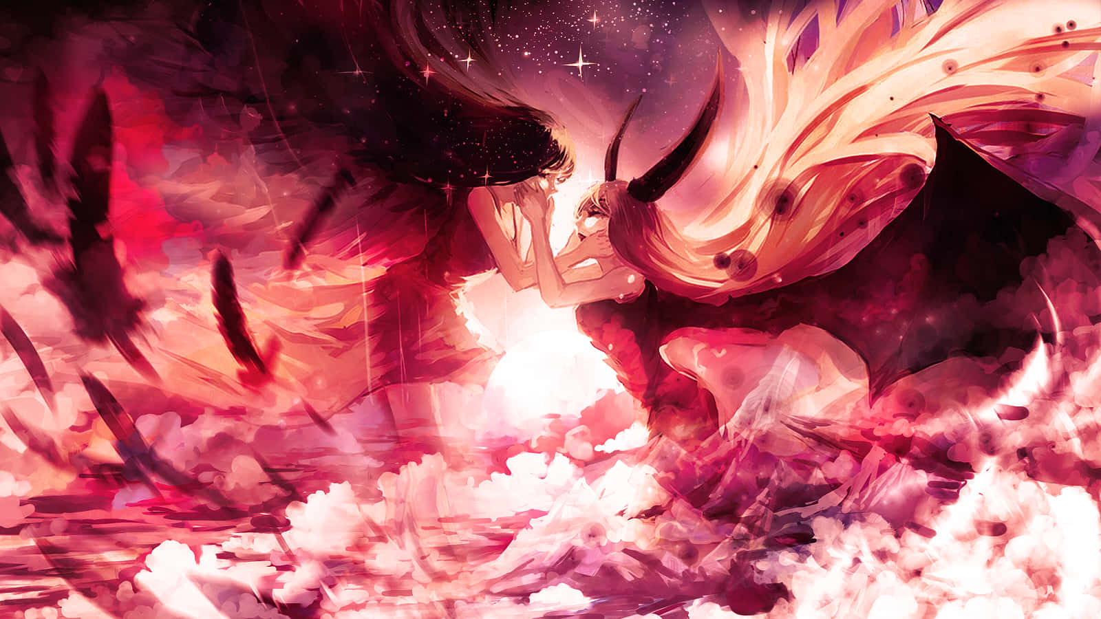 動漫惡魔背景 壁紙