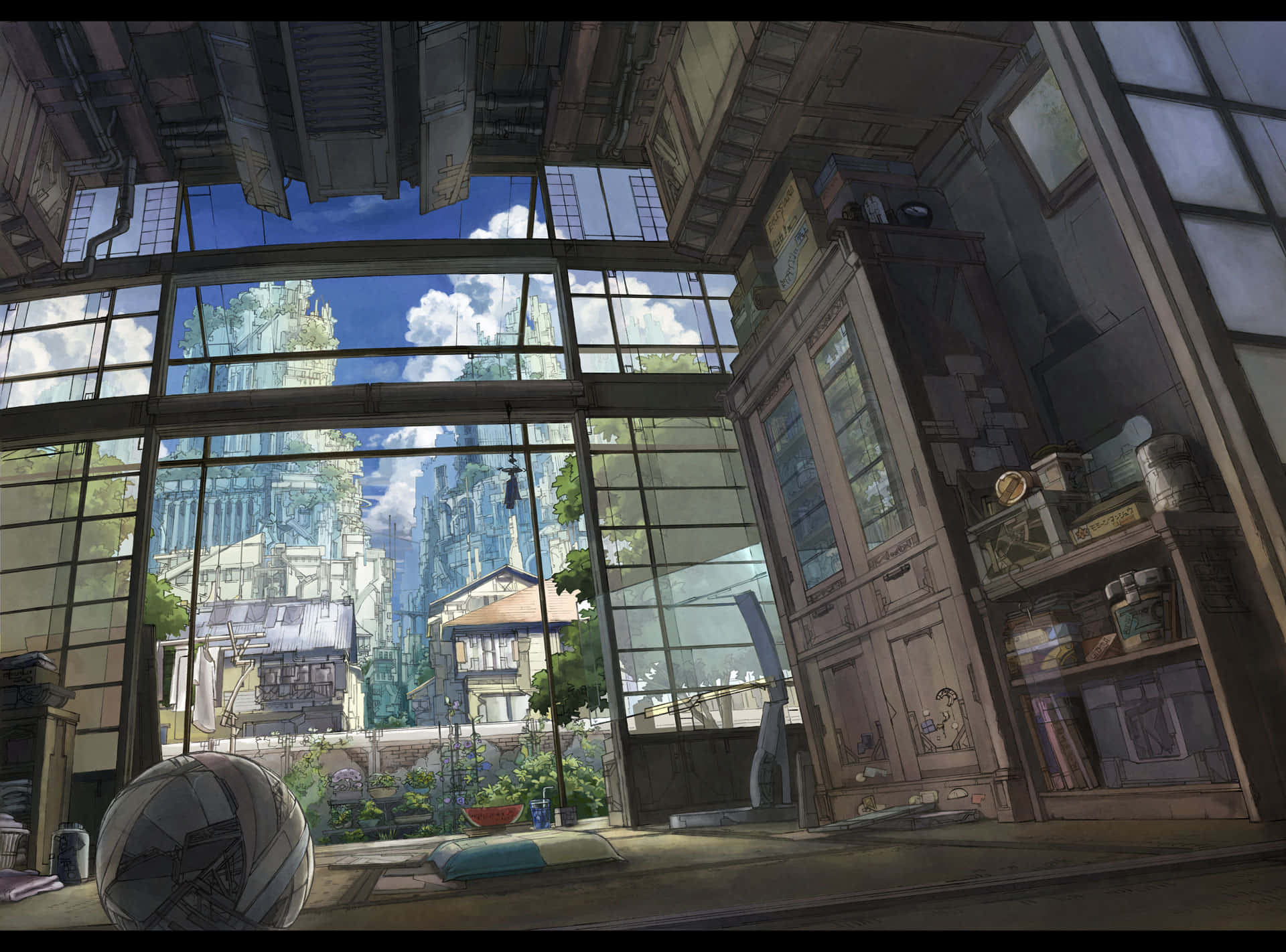 動漫房間背景 壁紙