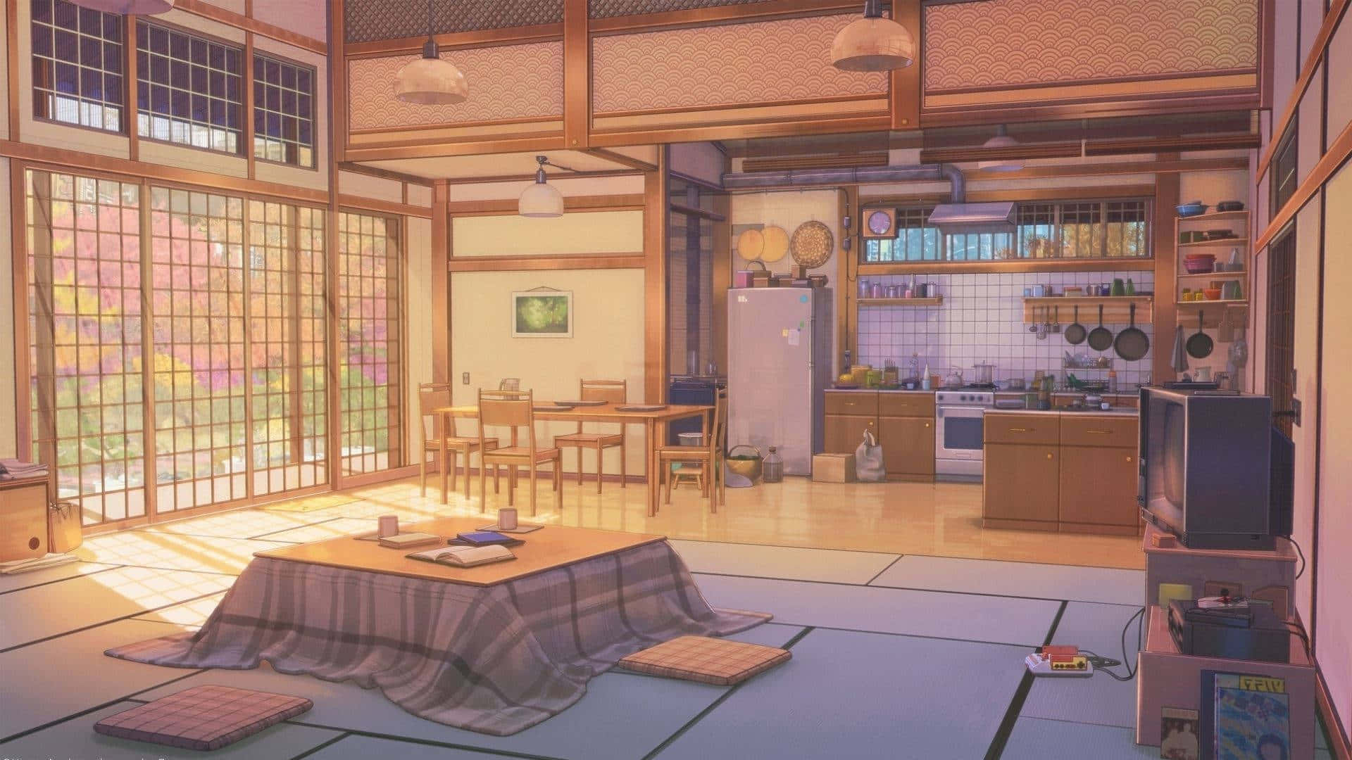 動漫房間背景 壁紙