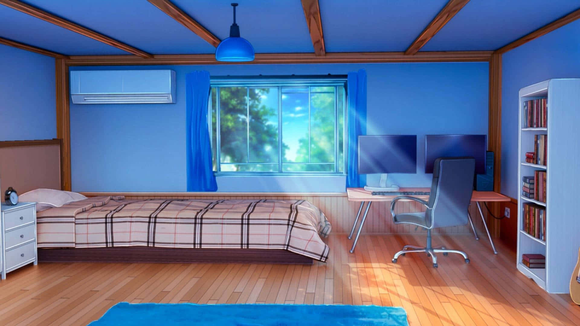 動漫房間背景 壁紙