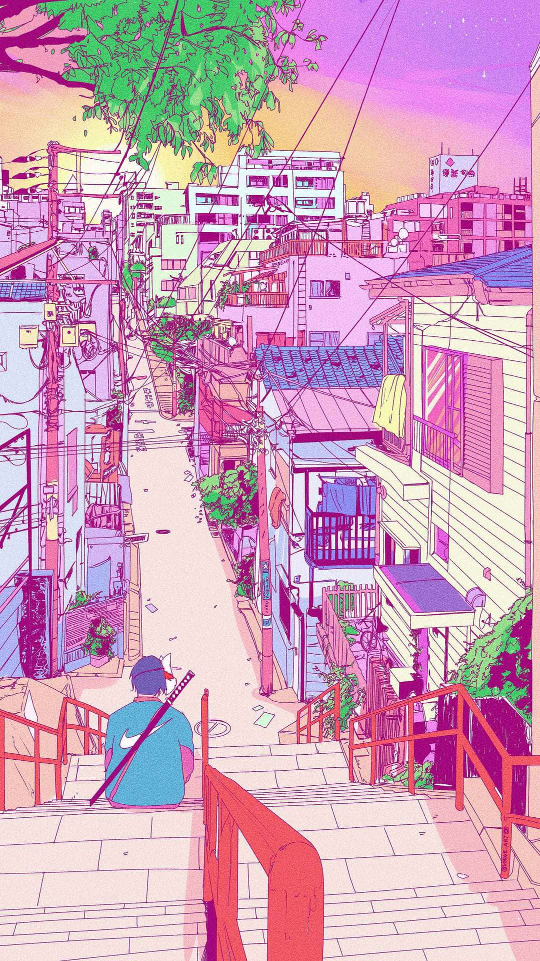 動漫美學背景 壁紙