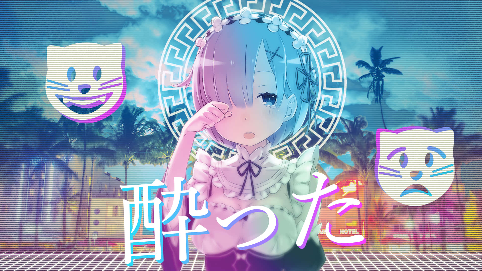 動漫風格背景 壁紙