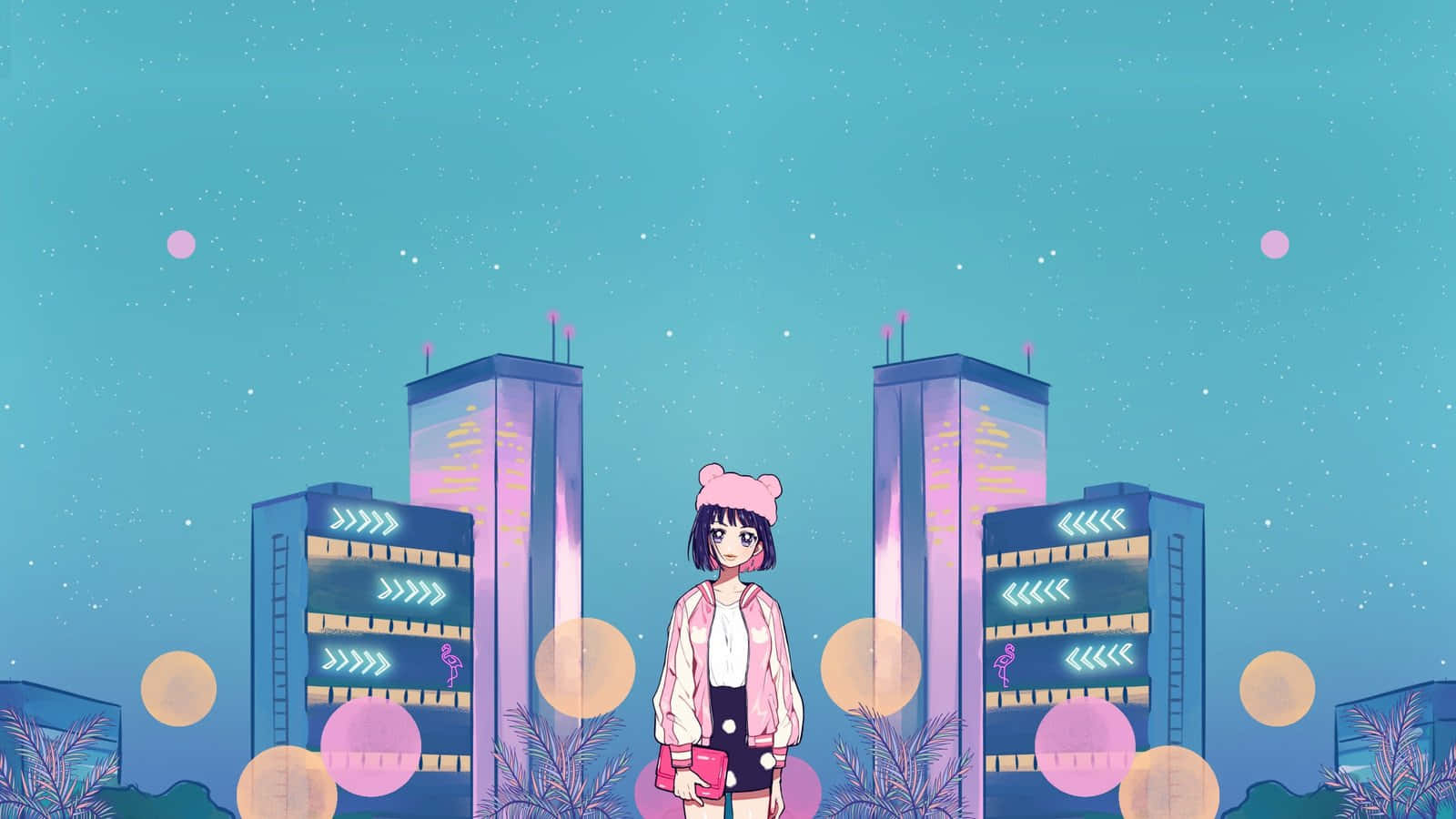 動漫風格背景 壁紙