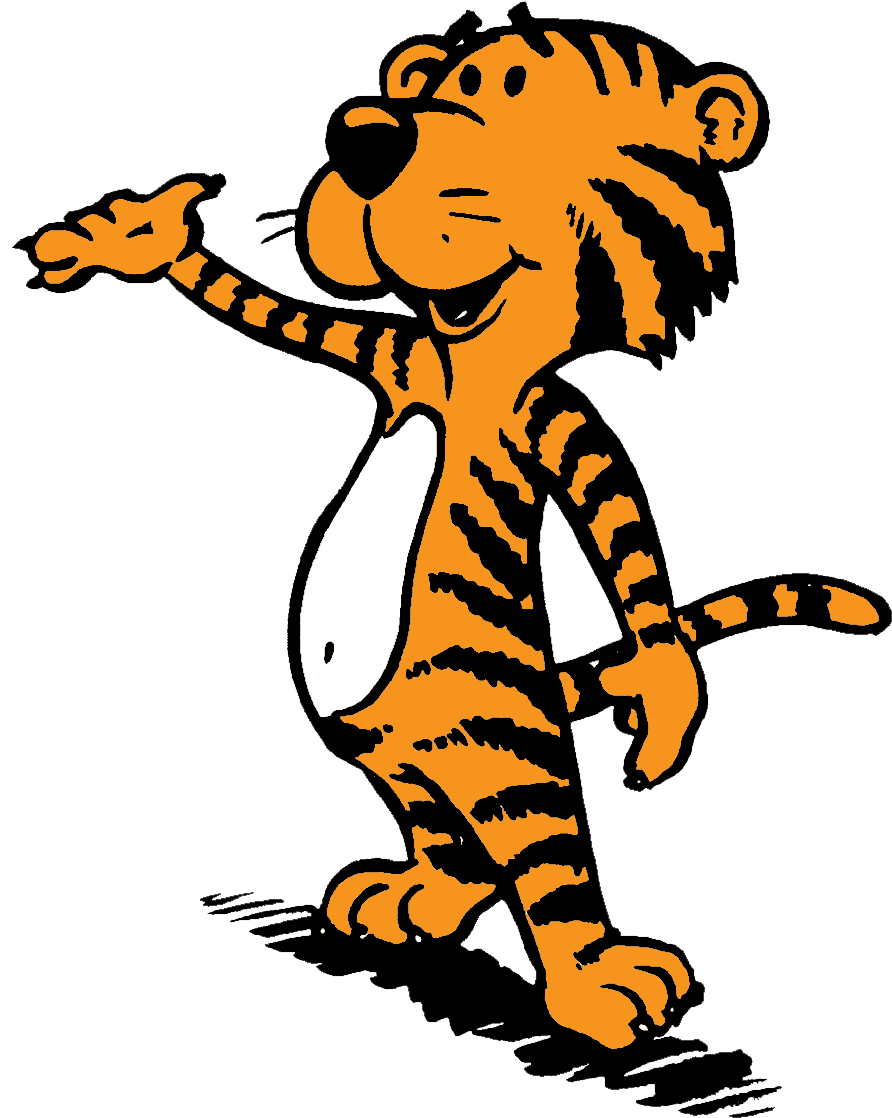 動畫老虎角色走路 壁紙