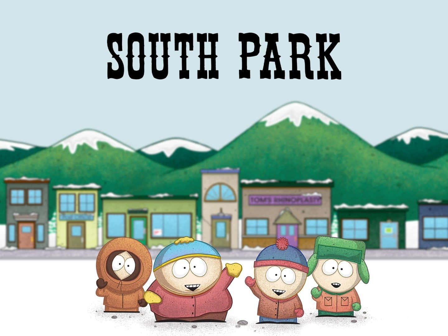 南方公園背景 — 衰仔樂園 GIF 壁紙