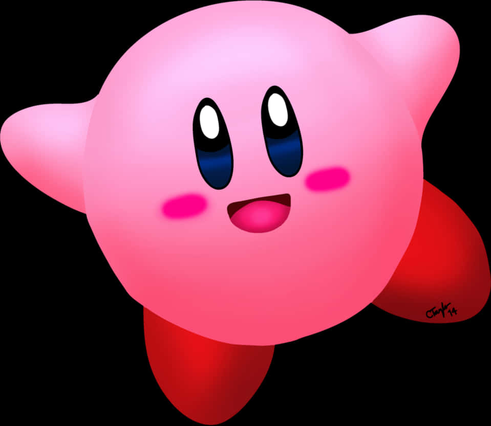 卡比角色插畫 — 卡比 壁紙
