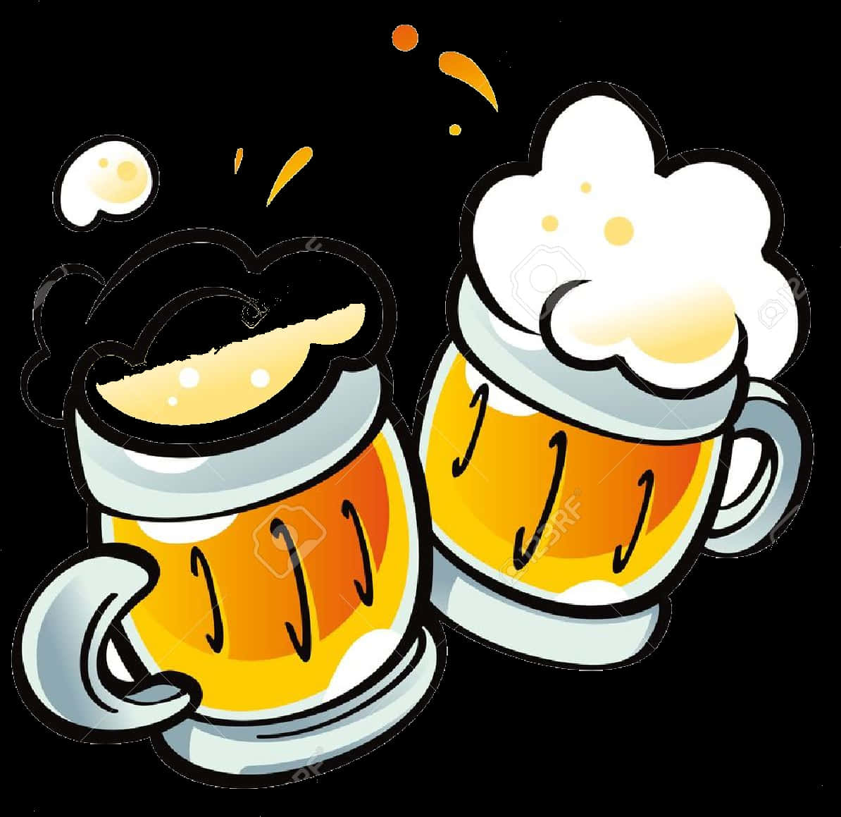 卡通啤酒杯乾杯 壁紙