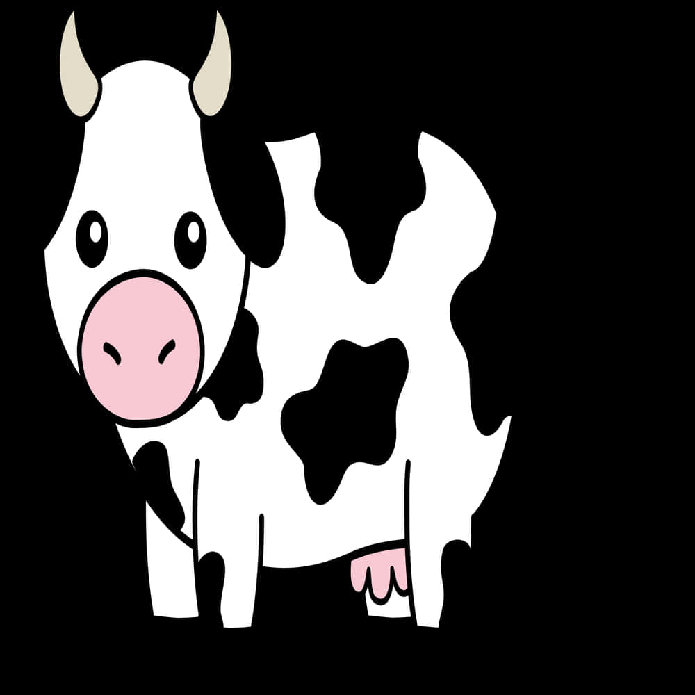 卡通牛插圖 壁紙