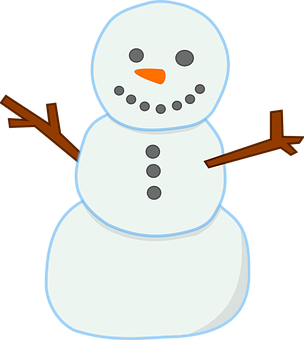 卡通雪人圖案