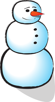 卡通雪人圖案 壁紙