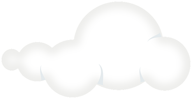 卡通雲朵向量插圖