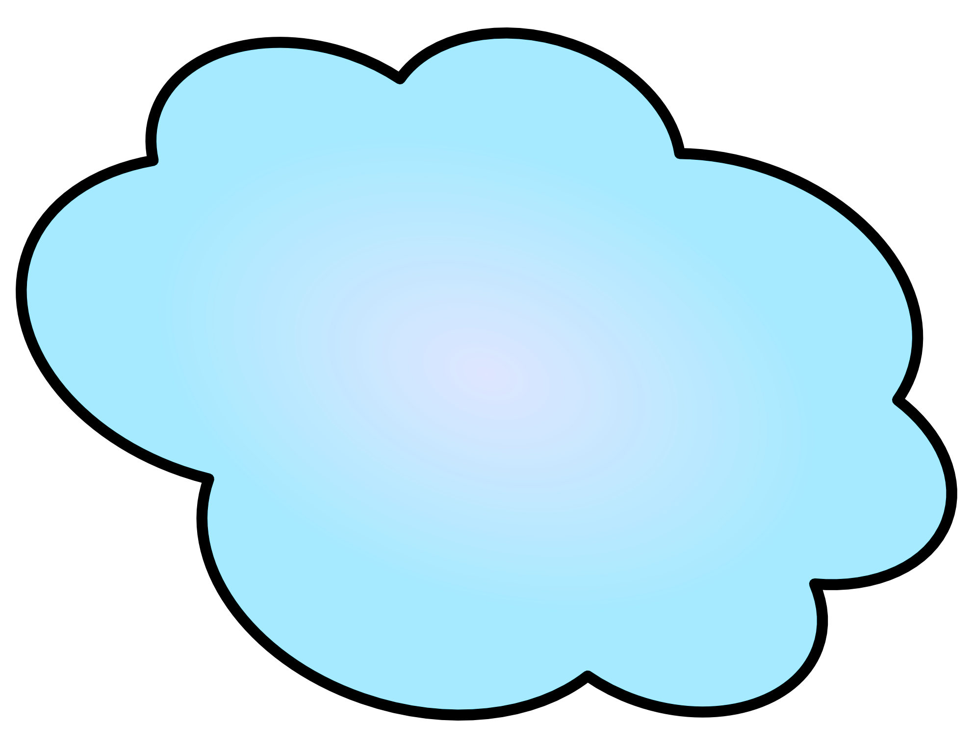 卡通雲朵圖案 壁紙