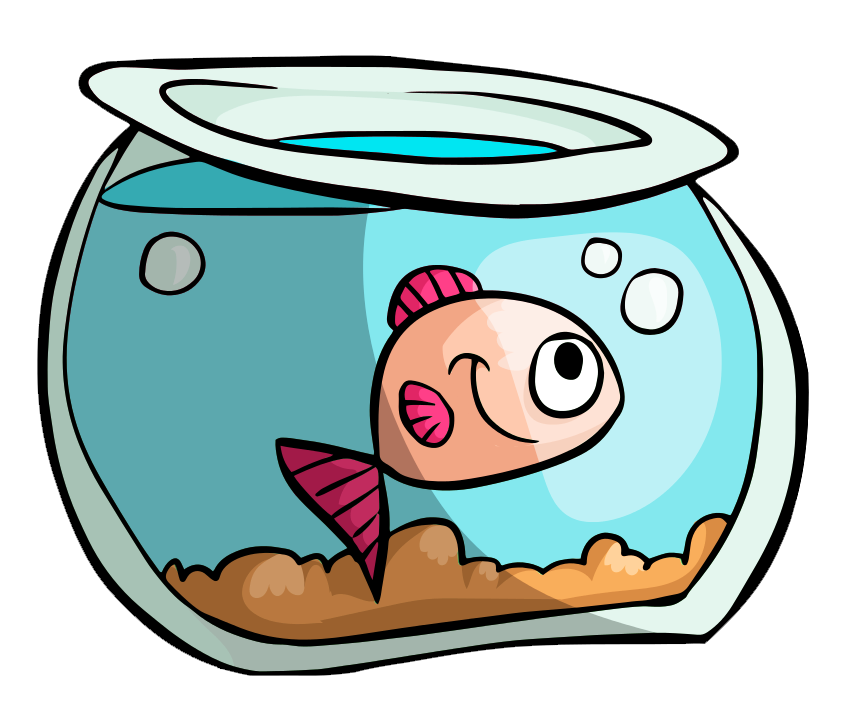 卡通魚碗 壁紙
