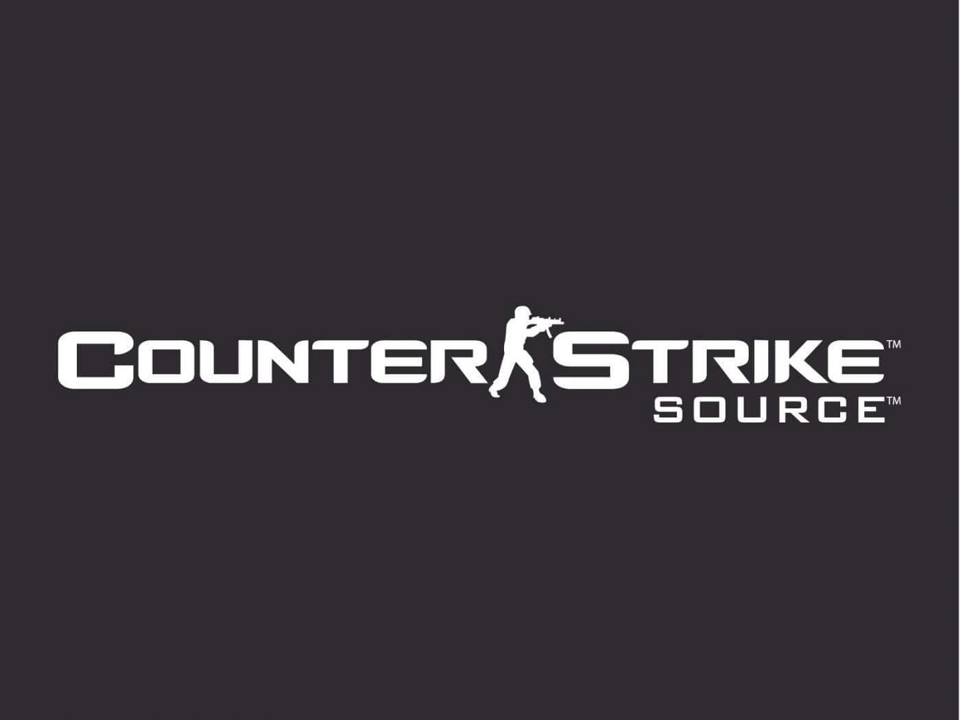帶有士兵剪影的Counter Strike Source遊戲標誌