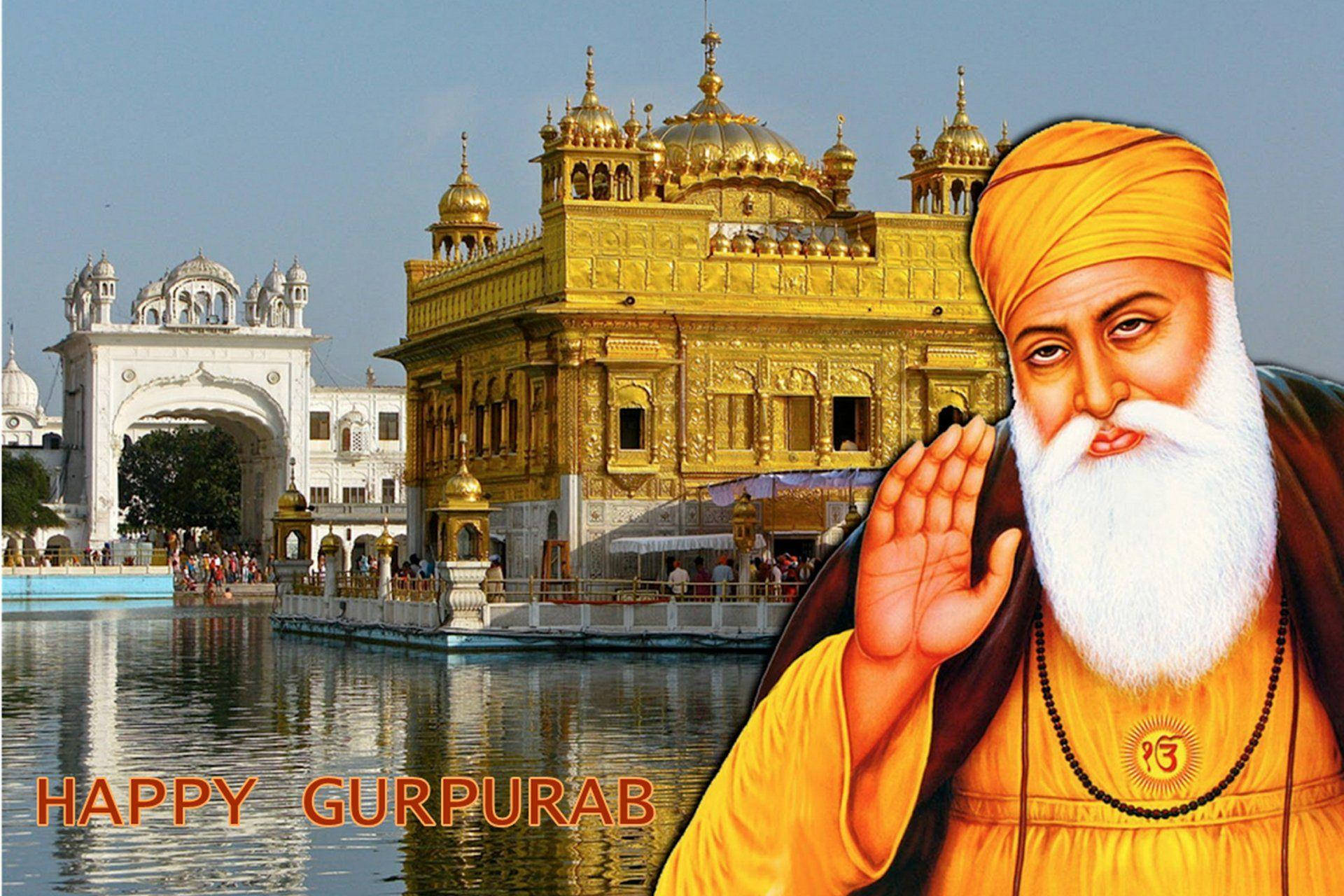 金色寺廟與導師肖像慶祝 Gurpurab