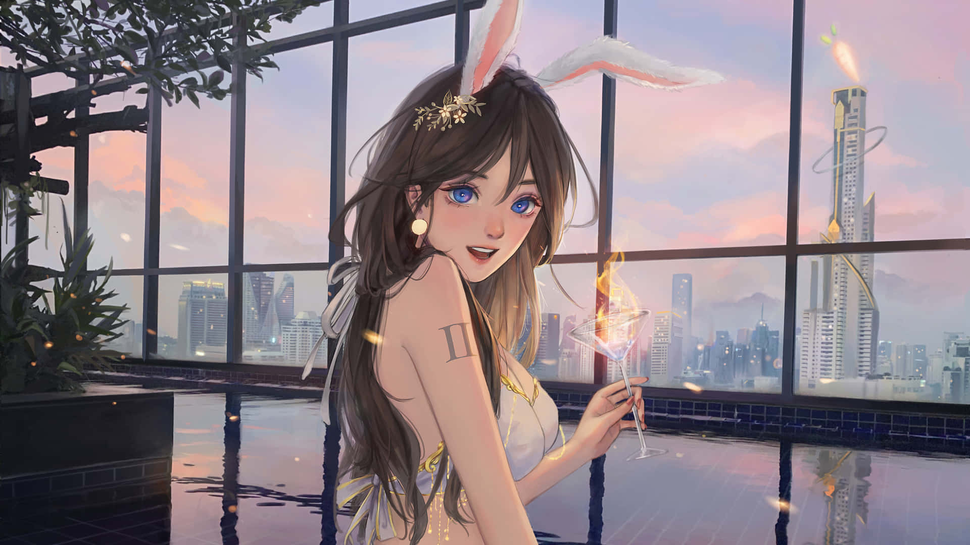 可愛動漫背景