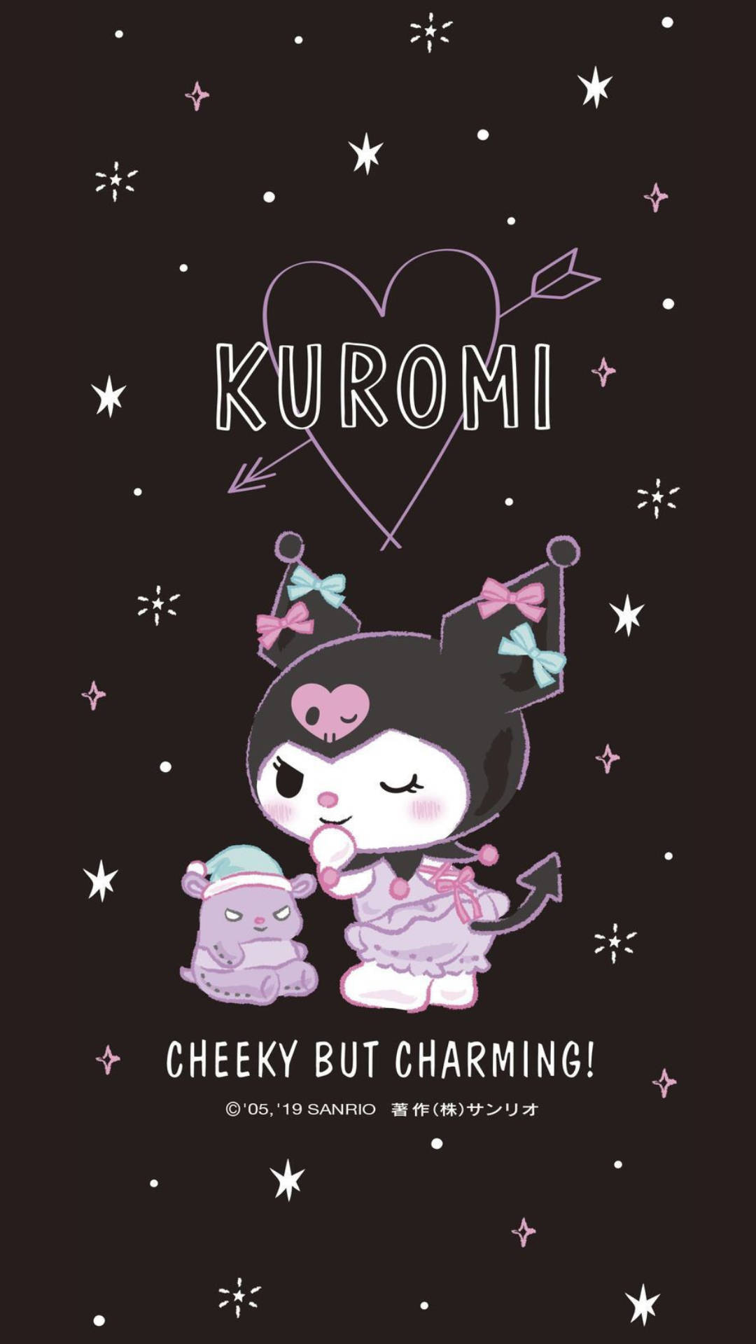 俏皮又迷人的My Melody與Kuromi 壁紙