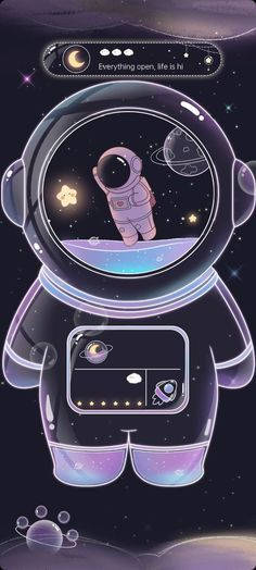 可愛太空人少女銀河系
